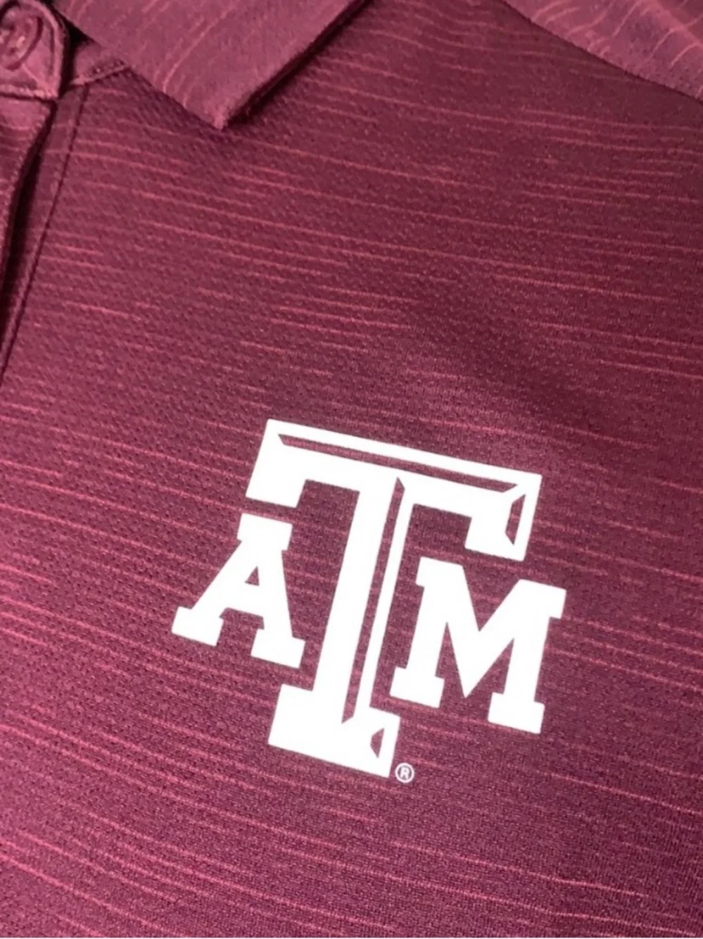 NWT ADIDAS GAMEMODE POLO Ncaa-Tam-7c4 Texas A&M Aggies